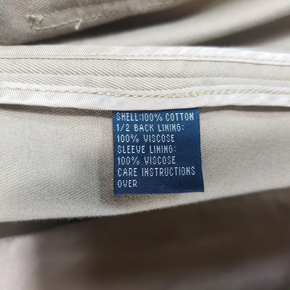 NWT Polo Ralph Lauren Mens XL Tan 3-Button Blazer Sport Coat Jacket Summer